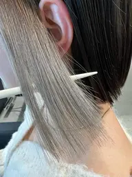 暖色ピンクも人気✨カット＋インナーカラー【イヤリングカラー】＋トリートメント✨