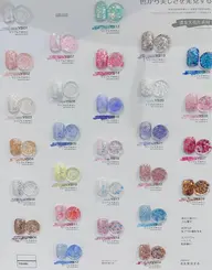 フット★大小のキラキララメカラー★ 2色ok¥5500ジェルオフ無料