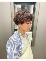 【今だけ無料】【本日限定】当日予約可ショートカットミディアムパーマ2​〜​3センチ切らせていただきます低ダメージパーマ