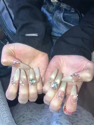 長さ出し🩶カラーグラデーション➕ストーンつけ放題