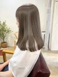 1,2,3日限定【初カラーにも◎】ブリーチなしダブルカラー＋トリートメント無料🤍柔らかい透明感カラーでイメチェン🌸