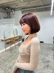 20代後半​〜​30代限定！ボブカット(仕上がりの長さが肩上)