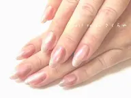 【こなれ感◎のシンプルデザイン✨】ちゅるんマグネット🧲×キラキララメ【ソフトジェルオフあり️⭕️/パラジェル使用】