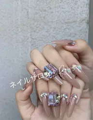 💅🏻ジェルワンカラー➕パーツ付け放題✨丁寧ケア込み