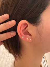 耳ツボジュエリー(両耳10粒)フットバス付