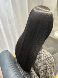 【✨髪質改善メニュー人気No.1✨】カット+ワンカラー+髪質改善リンゴ幹トリートメント