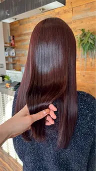 【ご新規様限定30％オフクーポン】カット＋酸性ストレートパーマ