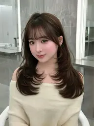 ♡ミニモ限定♡U29♡韓国風レイヤーカット+ケアトリートメント✂️💞