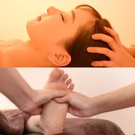 【メンズOK】足ツボリフレクソロジー×ドライヘッドスパ60分