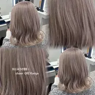 【🎀ブリーチ&カット💎】1回ブリーチ+オンカラー+似合わせカット+ツヤTR¥14200~