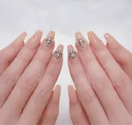 💐ミニモ学割🎓チップ長さ出し10本➕シンプルアート🌟ご希望のデザインの送付をお願いします