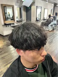 カット+ニュアンスパーマ〔フェザー、シャドウ〕+眉カット👾🌟