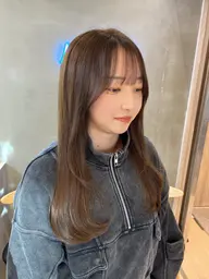 💖絶対可愛くなります💖韓国風似合わせカット+艶髪カラー+スチームトリートメント🫧