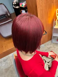 【ポイントブリーチ&カラー】+口コミで1STEPトリートメント/リタッチ/インナー/ハイライト/イヤリング/アンブレラ等