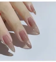 平日割10時—15時まで★チップ長さだし★ワンカラーorラメーグラ¥8500→¥8000