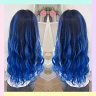 【🌺ハイトーン🌺】💓うる艶ブリーチ＋カラー+最高級人毛シールエクステ80本+内部補修トリートメント