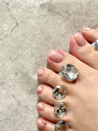 フットネイル🩵ワンカラー➕しっかり甘皮ケア付き⚠️オフなし