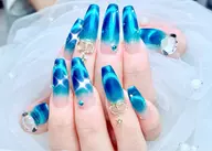 【平日限定❤️】🟢チップ長さだし＋持ち込みデザイン(🔅デザイン、パーツ10本ok)土日祝15980➡️平日14980