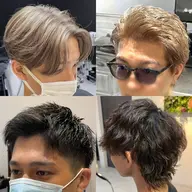 men'sカット+カラー【1回染め、ブリーチ無し】