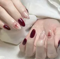 【チップ長さ出し10本】　シンプルデザイン　４～6本まで　￥9980→￥7980