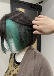 カット＋インナーカラー＋スプリナージュトリートメント