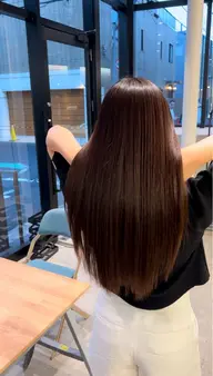 💡似合わせカット＋地毛風縮毛矯正＋2stepトリートメント💡【カット/縮毛矯正/ストレートパーマ/ロング料金なし】