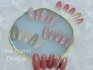 《オフあり》シンプル♪/オフィスでも◎/ワンポイントデザインコース ¥5200