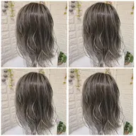 【白髪ぼかしも派手髪にも】バレイヤージュグラデーション！ブリーチも込みになっています！