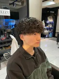 メンズカット＋波巻きパーマ🔥　2回目以降の方メニュー