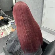 【ピンク・赤にしたい人はこれ！】1ブリーチで作る暖色カラー❤️🧡🩷