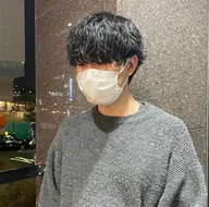 【頭皮ケア、気分爽快炭酸シャンプーつき】🐾メンズカット🐾(眉カット追加可)￥4500