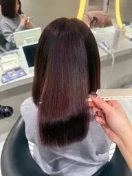美髪縮毛矯正 ＋ 内部補修トリートメント(超音波アイロン付き♡)