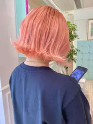 ケアブリーチ＋イルミナカラー　#ダブルカラー　#ワンカラー