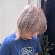 ブリーチリタッチ➕髪質改善ケアカラー🩵