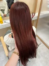 🫧定期メンテナンス🫧ヒアルロン酸inケアカラー✖️全体カット