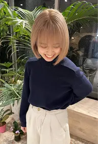 🌸U24🌸ブリーチ＋カラー＋トリートメント