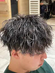 ⭐️メンズ専用⭐️ 人気No.5 カット＋ツイスパ＋ハイライトカラー