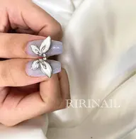 【1番人気】ワンカラー＋デカパーツ2つまで🤍ྀིグラデーションもOKです👌