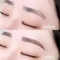 【眉の生え癖改善】ハリウッドブロウリフト+アイブロウWAX+メイク仕上げ