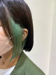 ケアイヤリングカラー+カラー+Aujua4stepトリートメント