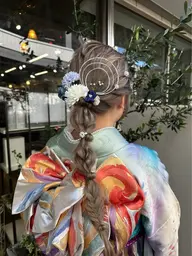 【ダウンスタイル】編みおろし🌸