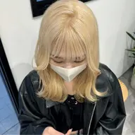 ブリーチを使ったダブルカラー