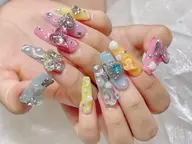 🎀🎀(チップ長さ出し)パーツ無制限付け放題