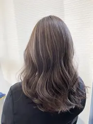 【🌈ナチュラルメッシュコース🌈】カラー+ハイライト+ダメージケアトリートメント🧸🍀