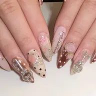 🧸🎀アートもたくさん長さも出したい！【チップ長さだし】オフ込み/210分し放題