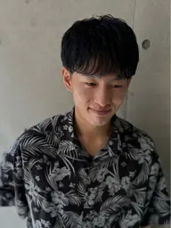 【1日でイメージが変わる】メンズカット ➕ パーマ➕アイブロウワックス