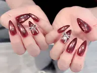 マグネットネイル✨初回ソフトジェルオフ込み✨フィルイン対応<ミニモ限定パーツ2個付き>