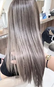 No3人気👑【感動体験✨髪もツヤツヤ＆透明感カラーにしたい方⭐】カット＋カラー＋プチ髪質改善