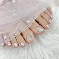 【《Foot》ワンカラー🩵】200種類以上ある中から1色🧸🎀初回・リピーター様(5週以内)オフ代無料✨