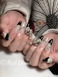 🌱長さ出し150分持ち込みデザイン💐時間内パーツつけ放題⭐️初回ソフトジェルオフ無料🆓痛いネイル､複雑アート🆖